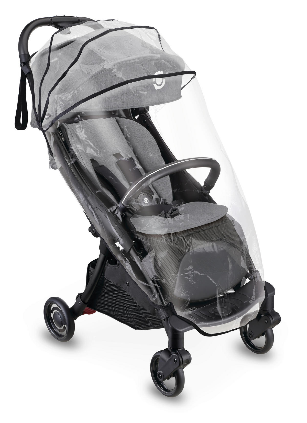 BUGGY STROLL LITE  - Schwarz/Grau, Basics, Textil/Metall (70/46/103cm) - GLOBBER