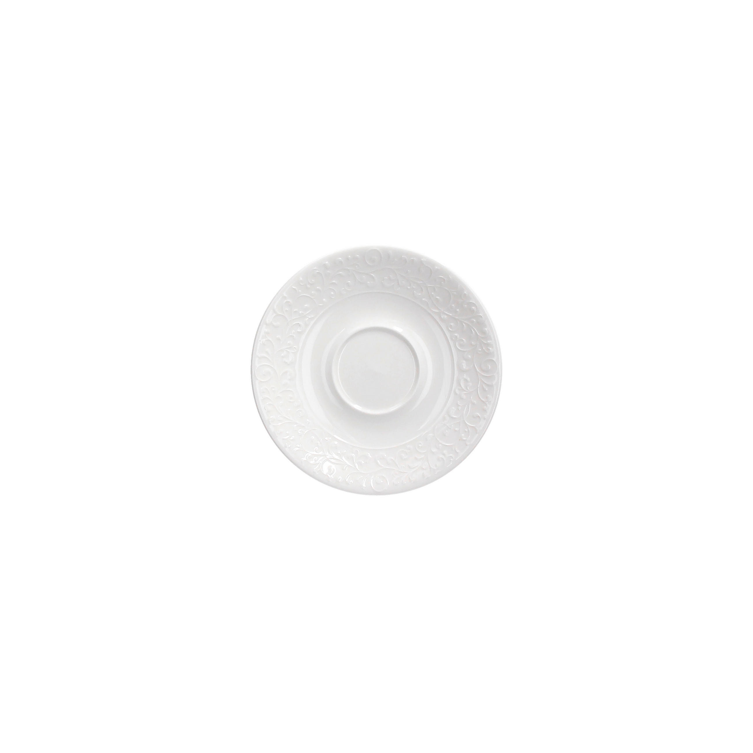 KROŽNIČEK  Jasmin Bianco  keramika   16/2 cm       - bela, Basics, keramika (16/2cm) - Tognana