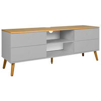 TV-ELEMENT - Eichefarben/Grau, Design, Holz/Holzwerkstoff (162/60/43cm)