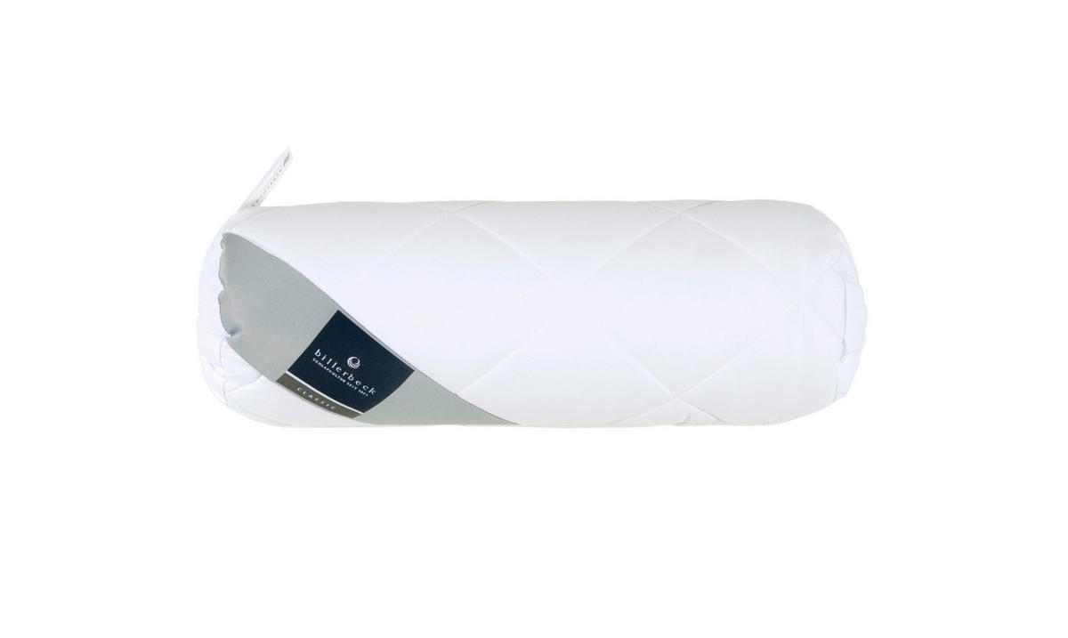 VÁLCOVÝ ANATOMICKÝ POLŠTÁŘ 15/40 cm  - bílá, Basics, textil (15/40cm) - Billerbeck