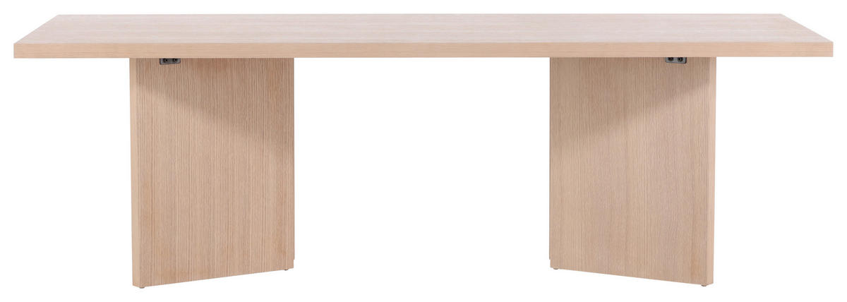 MATBORD i trä, trämaterial 240/100/74 cm   - beige, Design, trämaterial/trä (240/100/74cm) - Livetastic