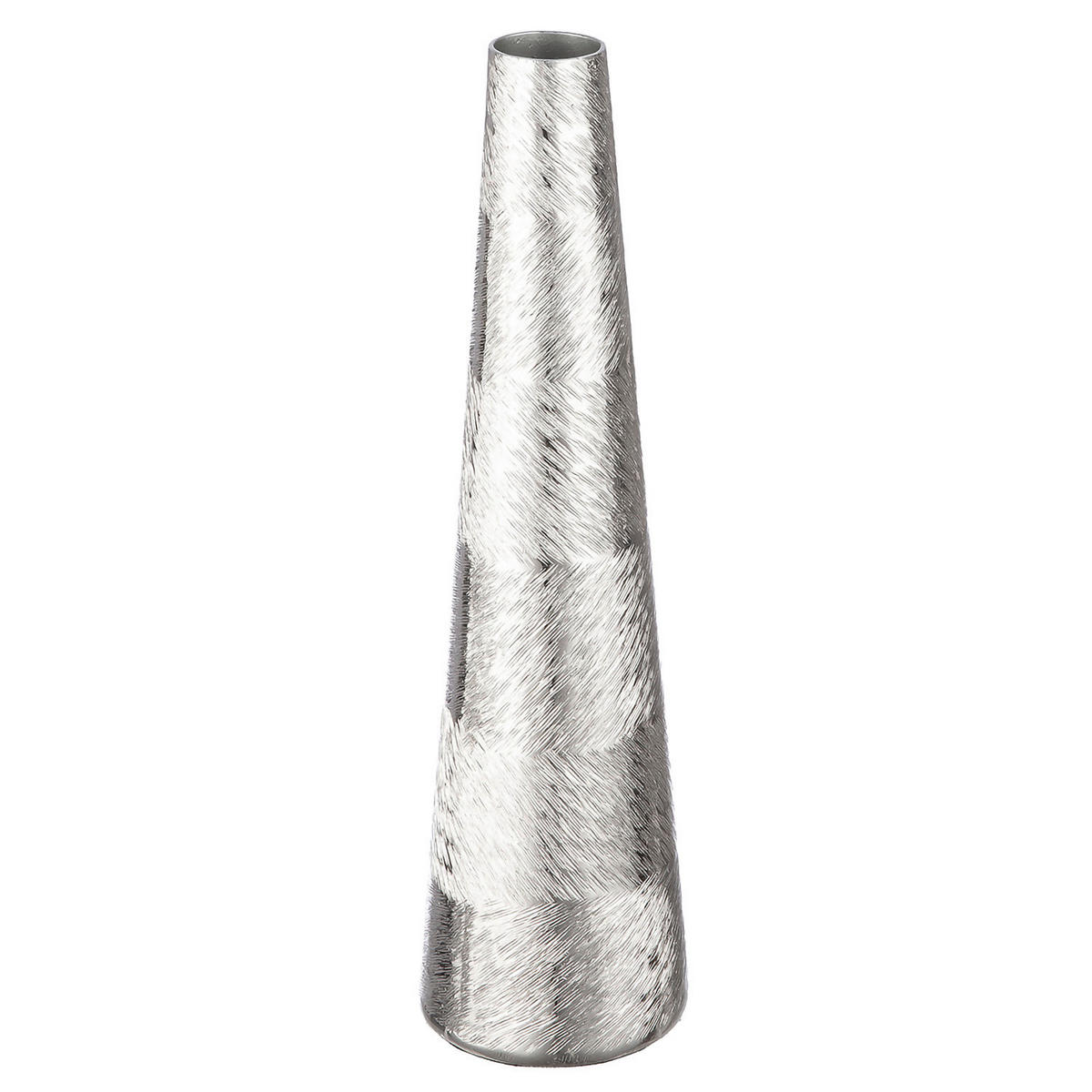 VASE  - Silberfarben, Basics, Metall (10/38cm)