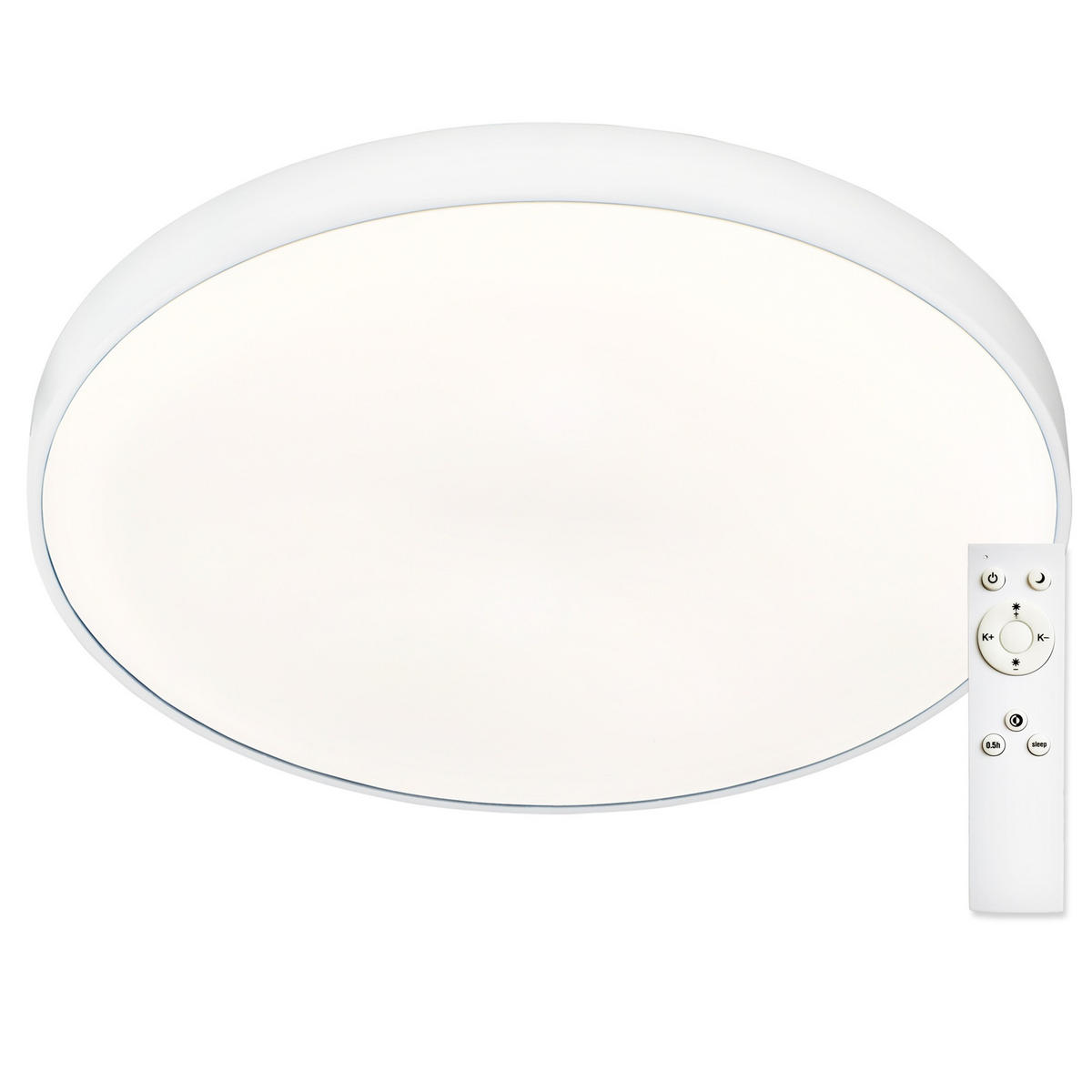 STROPNÍ LED SVÍTIDLO, 60/60/5 cm - bílá, Design, kov/plast (60/60/5cm)