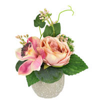KUNSTBLUME  - Mauve, Basics, Textil (14/16cm)
