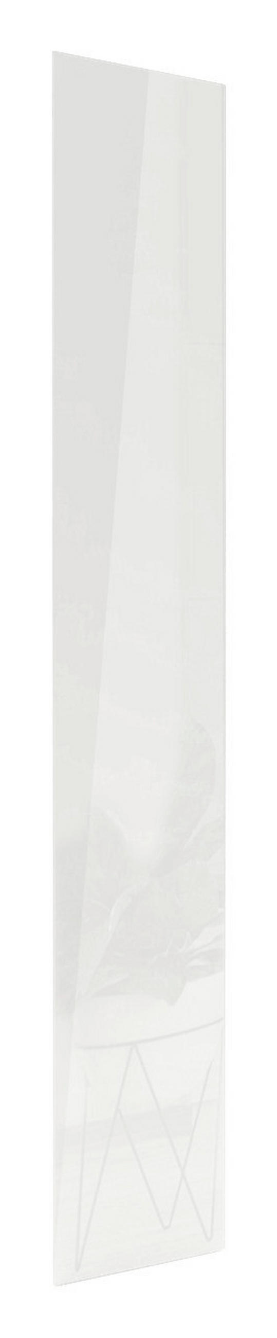 HOCHGLANZTÜR 45,3/234,8/1,8 cm Weiß Hochglanz  - Weiß Hochglanz, KONVENTIONELL, Holzwerkstoff (45,3/234,8/1,8cm) - Hom`in