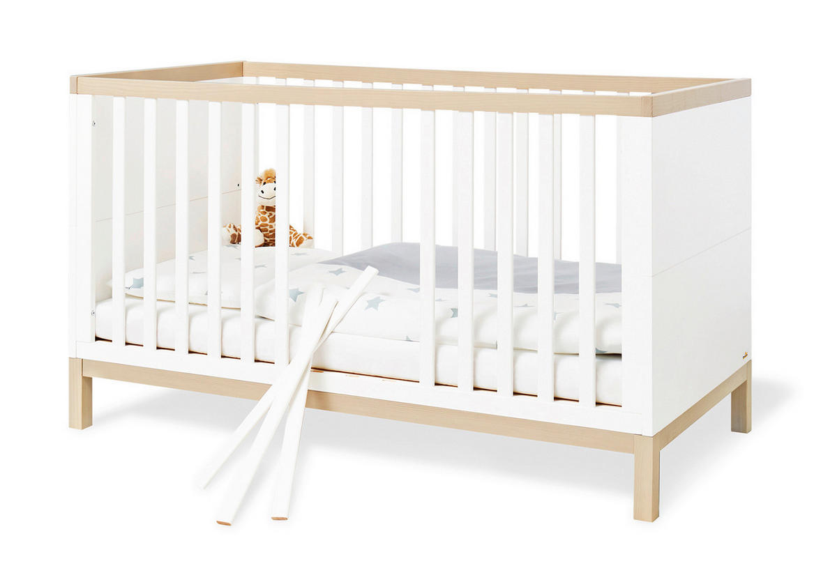 BABYZIMMER LIGHT  - Ahornfarben/Weiß, Design, Holzwerkstoff - Pinolino