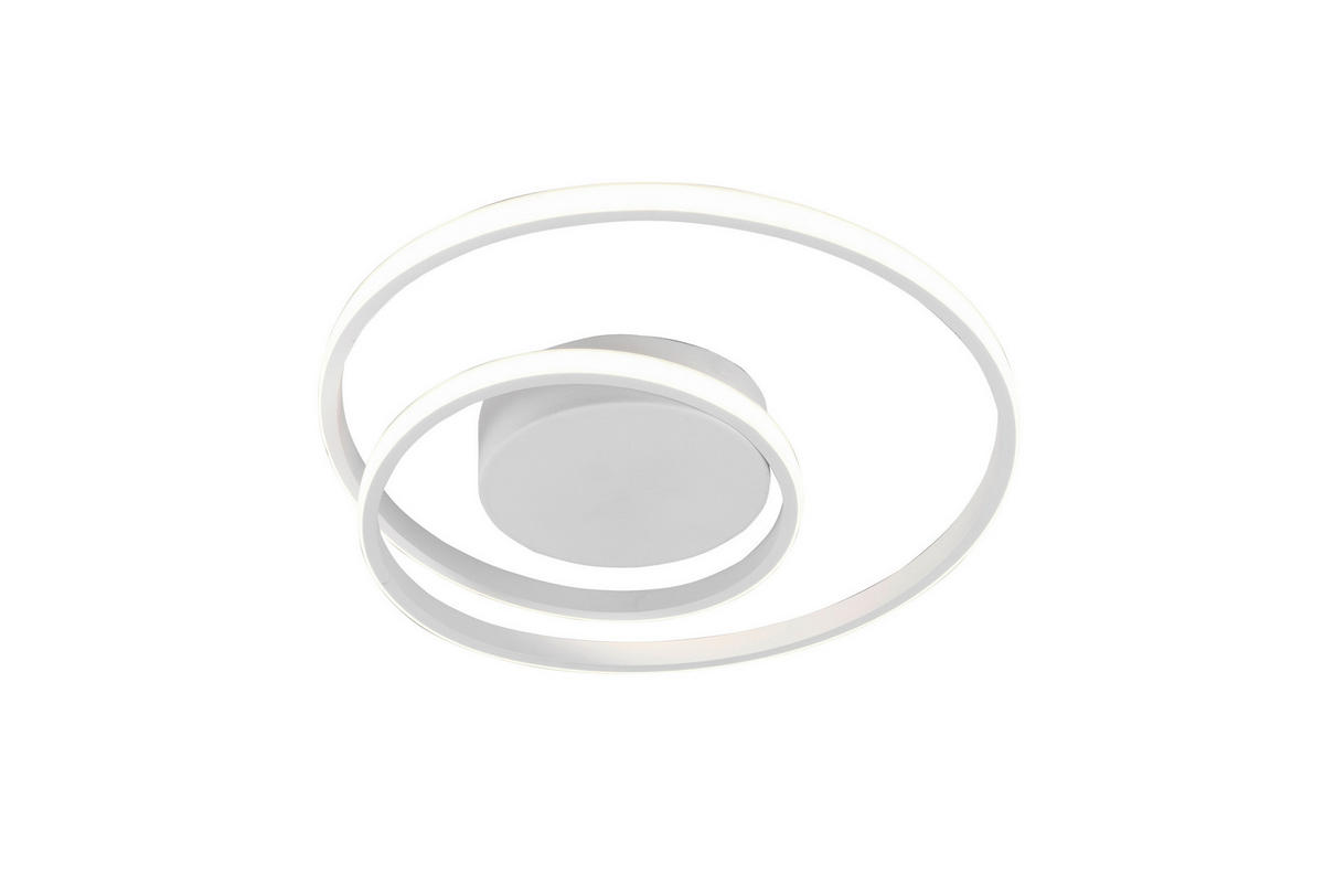 LED-DECKENLEUCHTE  39/7 cm    - Weiss, Basics, Metall (39/7cm)