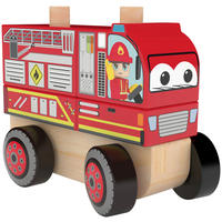 BRANDBIL  - multicolor, Basics, metall/trä (12/6/10cm)