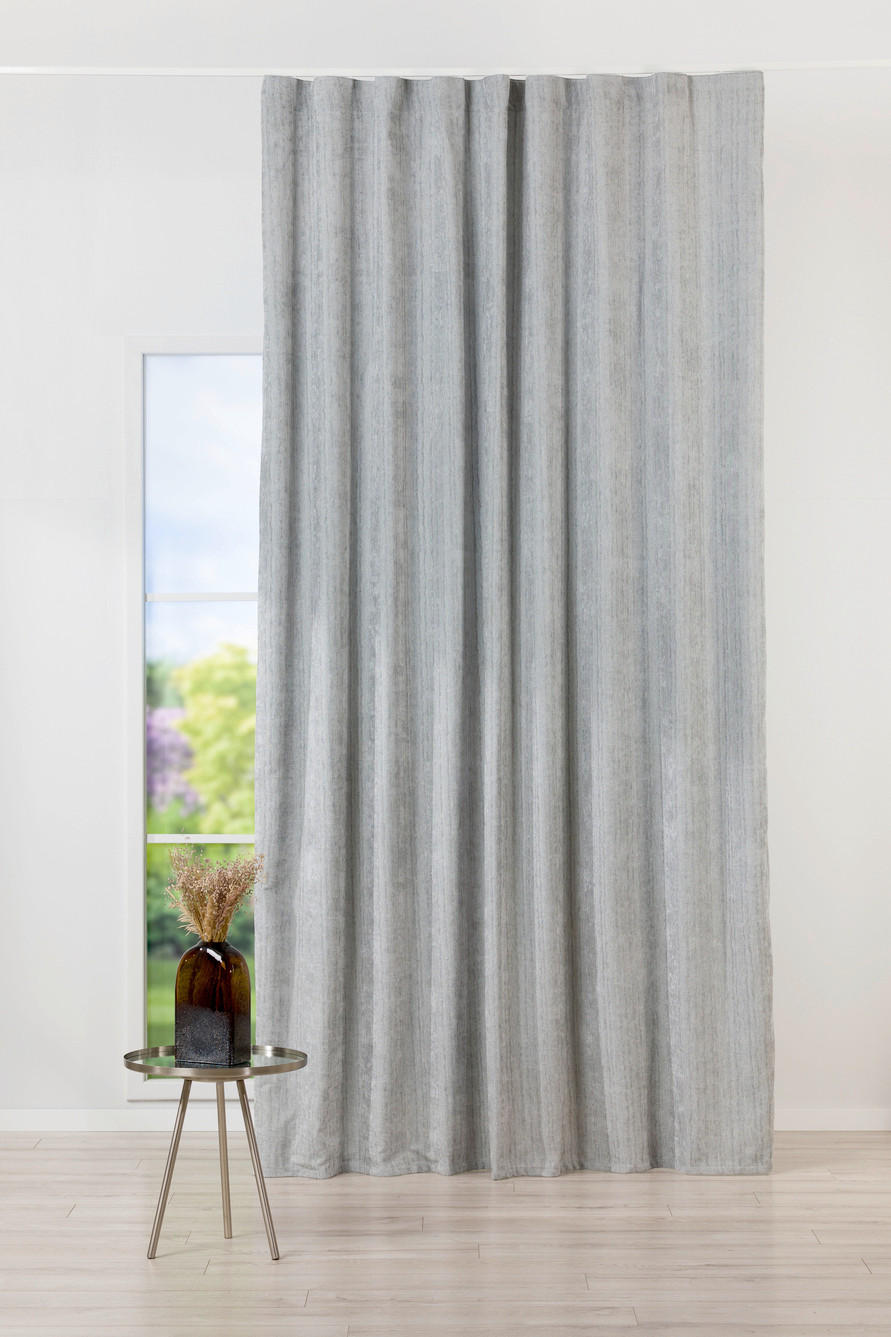 Material Perdele Și Draperii black-out (nu permite trecerea luminii)  - gri deschis, Basics, textil (80/25/25cm)