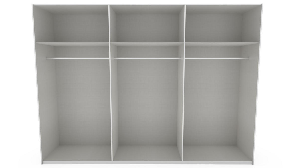 Dulap Cu Uși Culisante, 300/216/65 cm, culoare lemn stejar - culoare lemn stejar/culoare crom, Basics, metal/material pe bază de lemn (300/216/65cm) - Hom`in