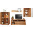 WOHNWAND Wildkernbuche furniert, massiv Buchefarben - Edelstahlfarben/Buchefarben, KONVENTIONELL, Glas/Holz (324/190/50cm) - Cantus WOHNWAND Wildkernbuche furniert, massiv Buchefarben - Edelstahlfarben/Buchefarben, KONVENTIONELL, Glas/Holz (324/190/50cm) - Cantus