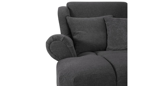 XXL-SESSEL Flachgewebe Anthrazit - Anthrazit/Schwarz, KONVENTIONELL, Holz/Textil (125/100/140cm) - Carryhome