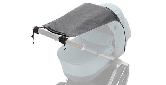 SONNENDACH - Grau, Basics, Textil (48/67cm) - My Baby Lou