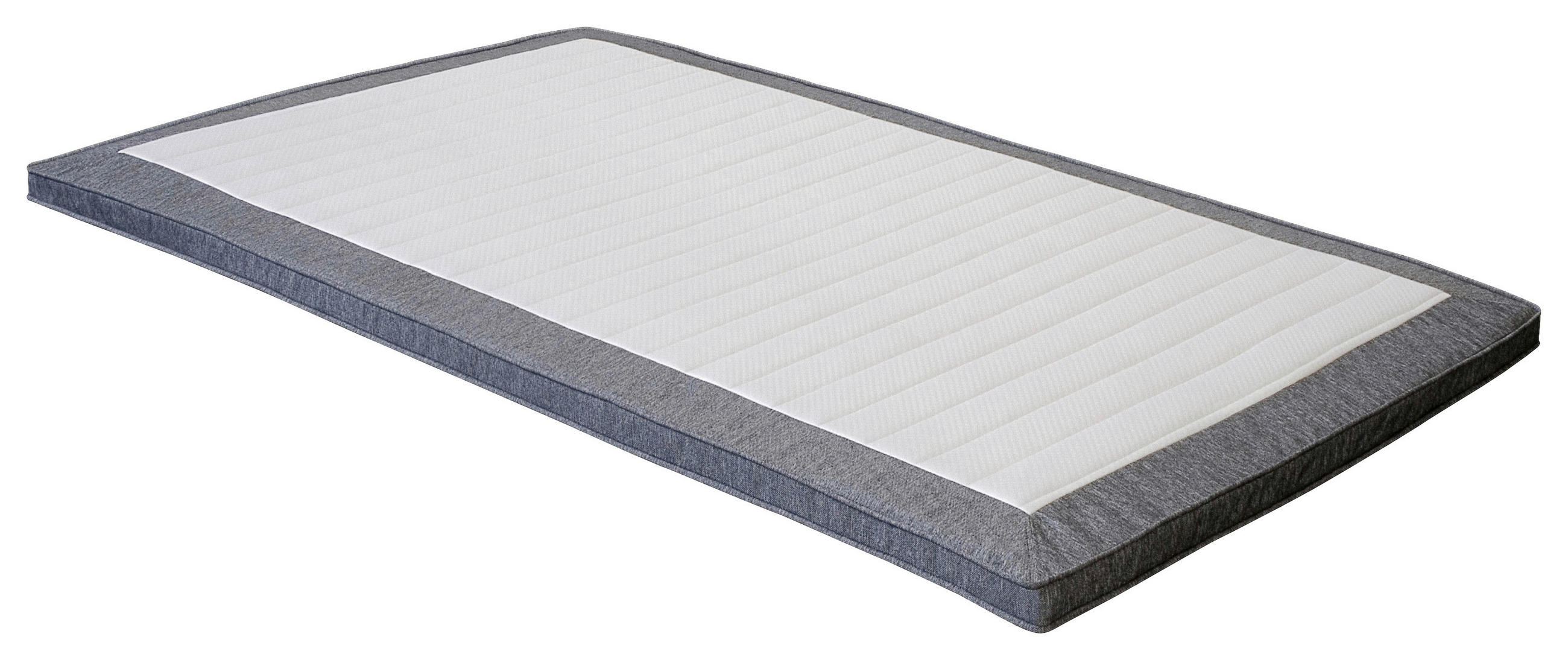 BÄDDMADRASS 120/200 cm  höjd ca 6 cm  - vit, Klassisk, textil (120/200cm) - Best Price