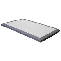 BÄDDMADRASS 120/200 cm  höjd ca 6 cm  - vit, Klassisk, textil (120/200cm) - Best Price