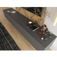LOWBOARD Newniq in 120/36,7/45 cm - Anthrazit, Design, Holzwerkstoff (120/36,7/45cm) - Hom`in