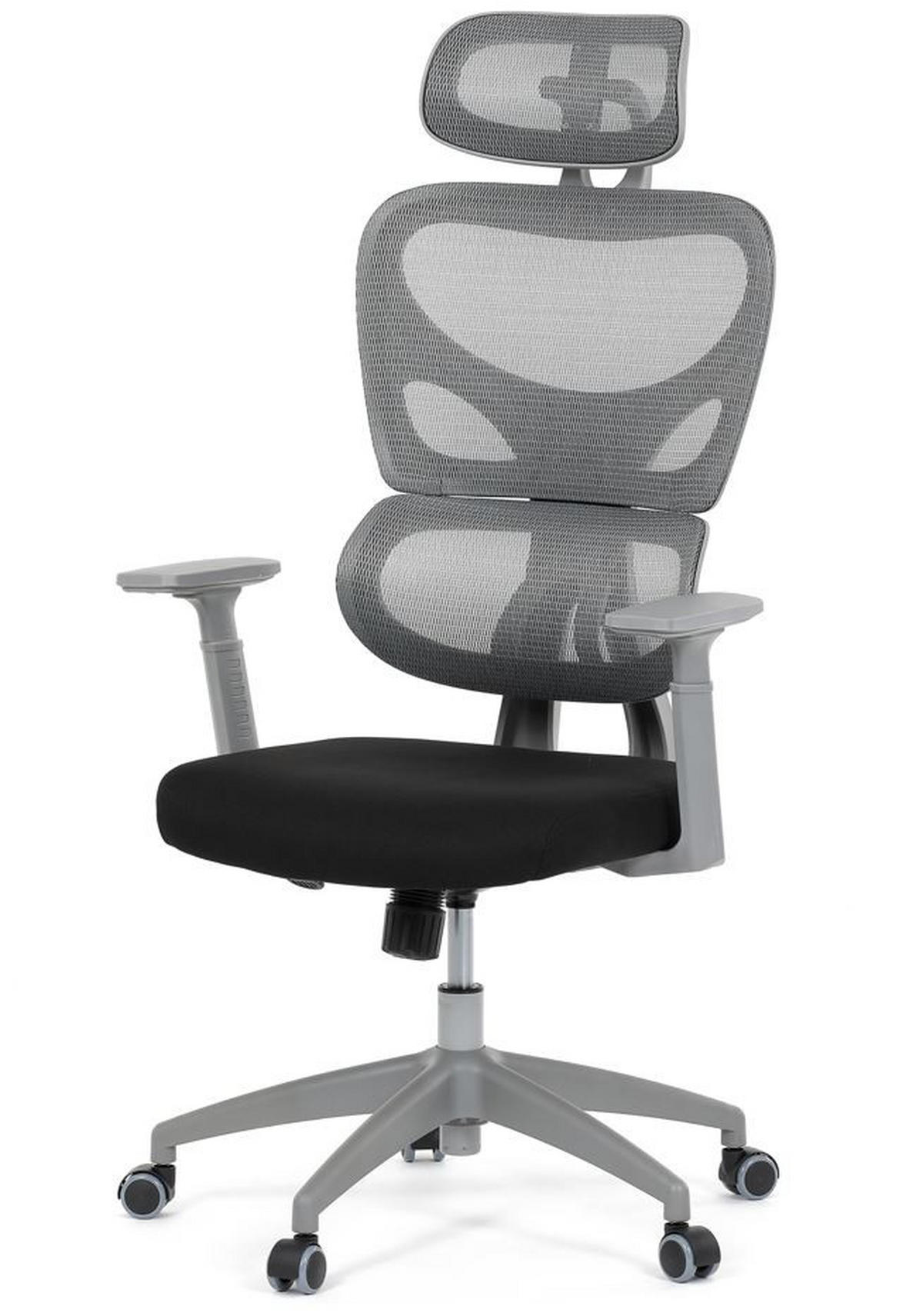 KANCELÁŘSKÉ KŘESLO, světle šedá - světle šedá, Moderní, textil (69/120-127/62cm) - Xora