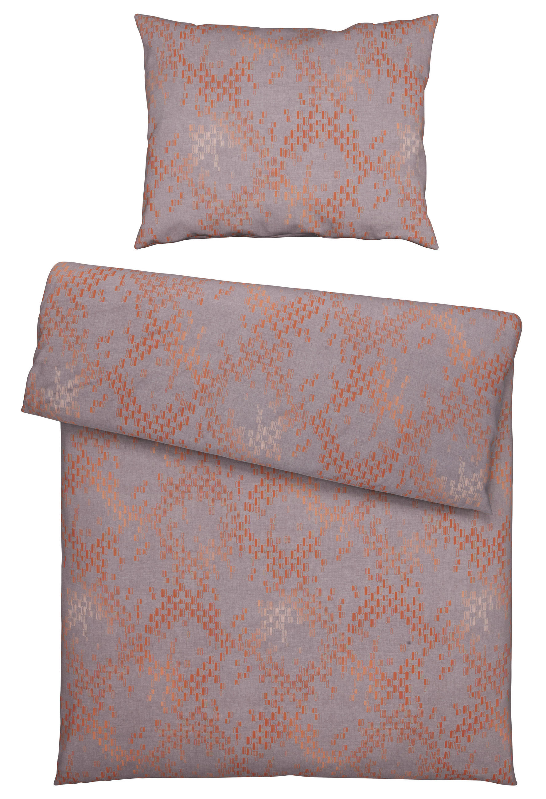 BETTWÄSCHE Atelier Makosatin 140/200 cm  - Rosa, KONVENTIONELL, Textil (140/200cm) - Estella