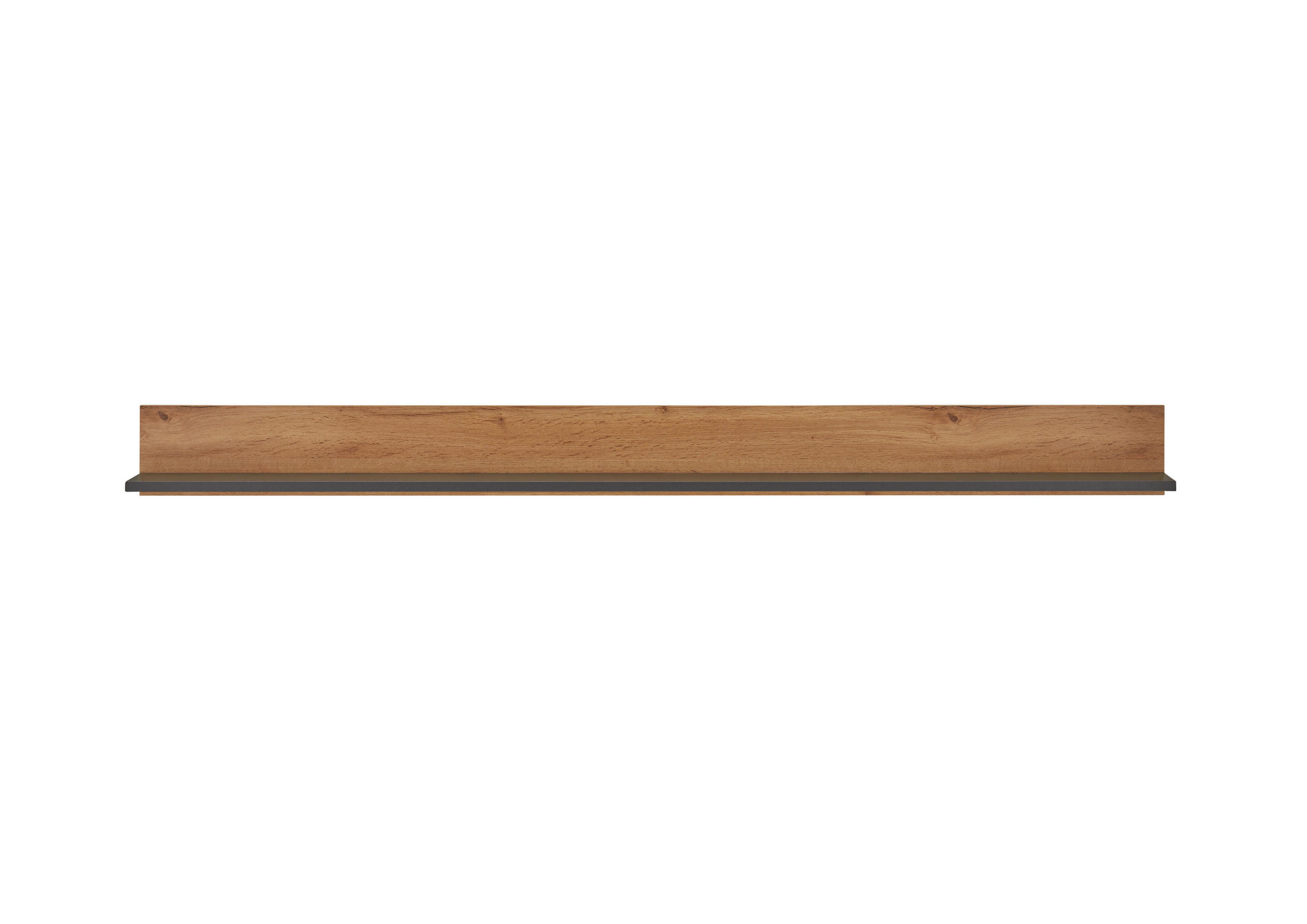 WANDBOARD in 170/15/17 cm Anthrazit, Eichefarben  - Eichefarben/Anthrazit, Design, Holzwerkstoff (170/15/17cm) - Modante