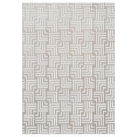 FLACHWEBETEPPICH  Wohnzimmer 160/220 cm Calma Beige rechteckig  - Beige, Basics, Textil (160/220cm) - Kayoom