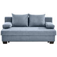 SCHLAFSOFA in Flachgewebe Hellblau  - Hellblau, KONVENTIONELL, Holz/Textil (200/88/102cm) - Xora