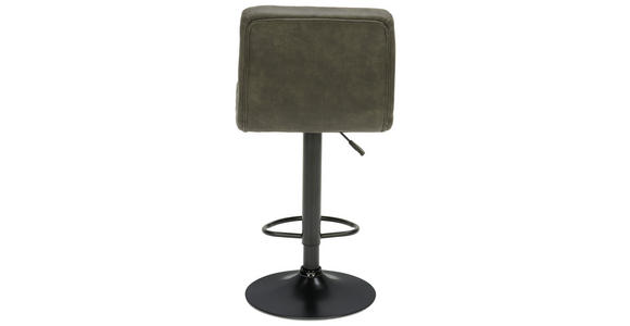 BARHOCKER in Metall, Textil Grau, Schwarz - Schwarz/Grau, Design, Textil/Metall (44,5/92-113/48cm) - Carryhome