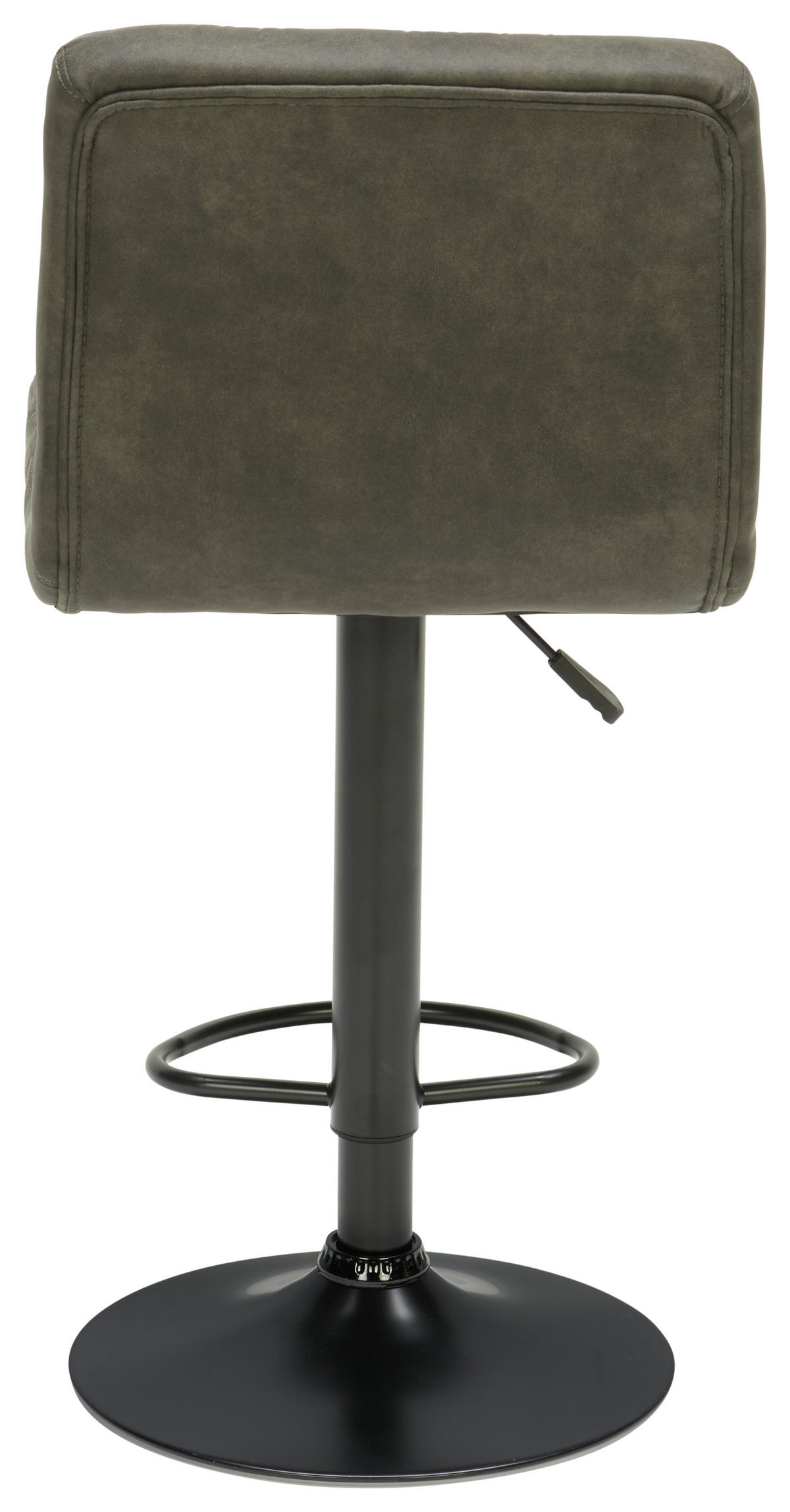 BAROVÁ ŽIDLE, šedá, černá - šedá/černá, Design, kov/textil (44,5/92-113/48cm) - Carryhome
