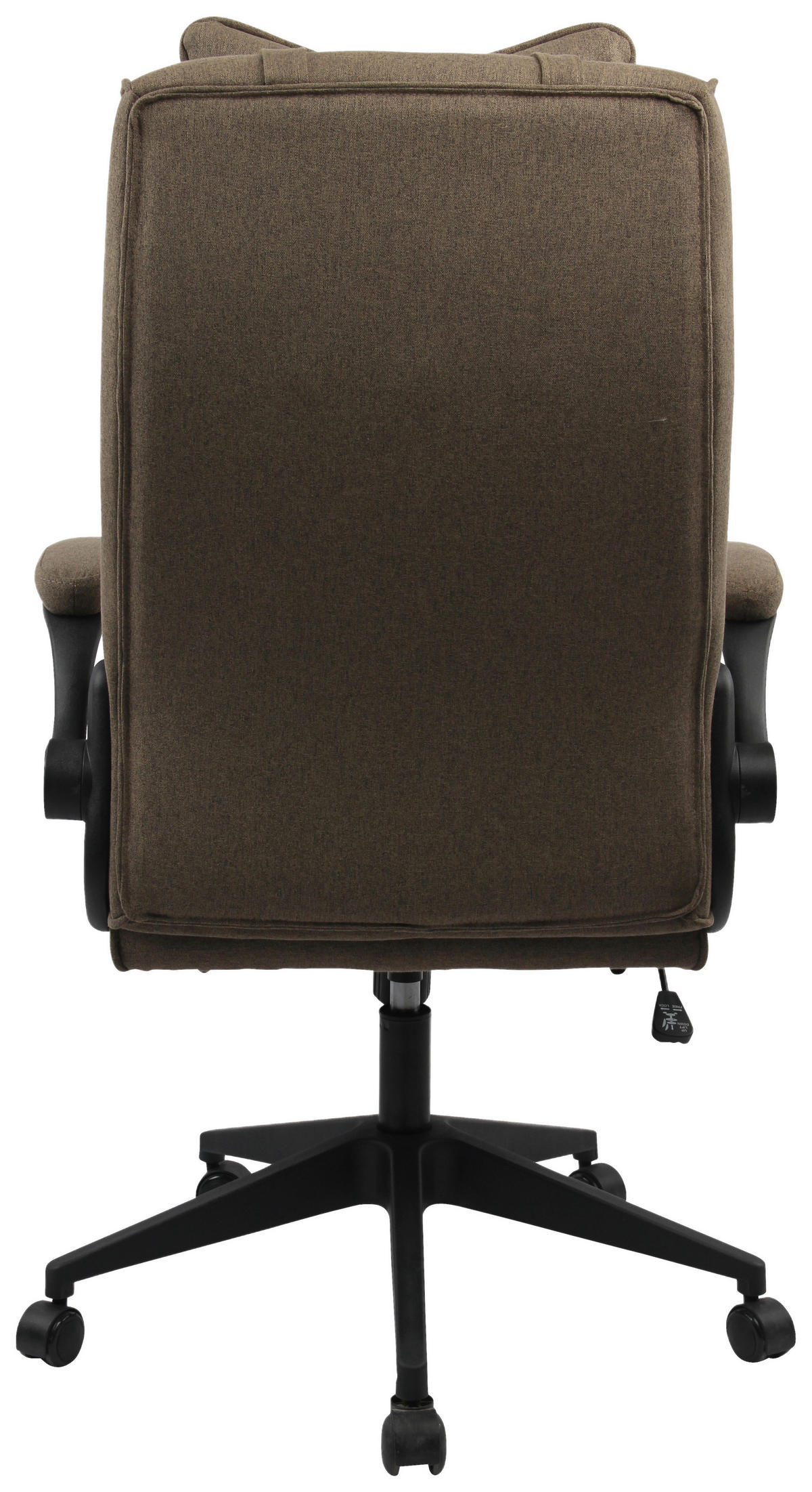 CHEFSESSEL  in Webstoff Braun  - Schwarz/Braun, MODERN, Kunststoff/Textil (62/112-122/65cm) - MID.YOU