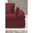SCHLAFSOFA Rot - Chromfarben/Rot, Design, Textil/Metall (215/80/120cm) - Musterring