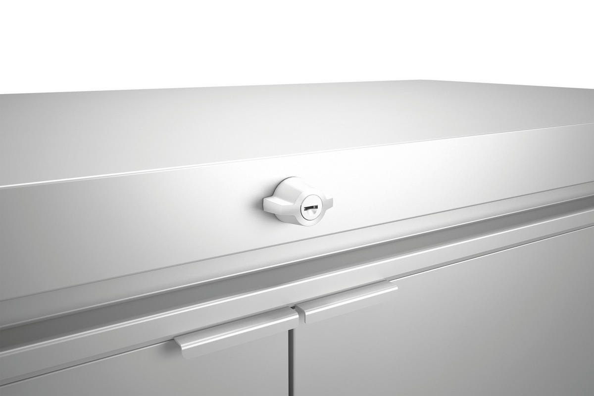 KISSENBOX - Grau, Design, Metall (160/118/70cm) - Biohort