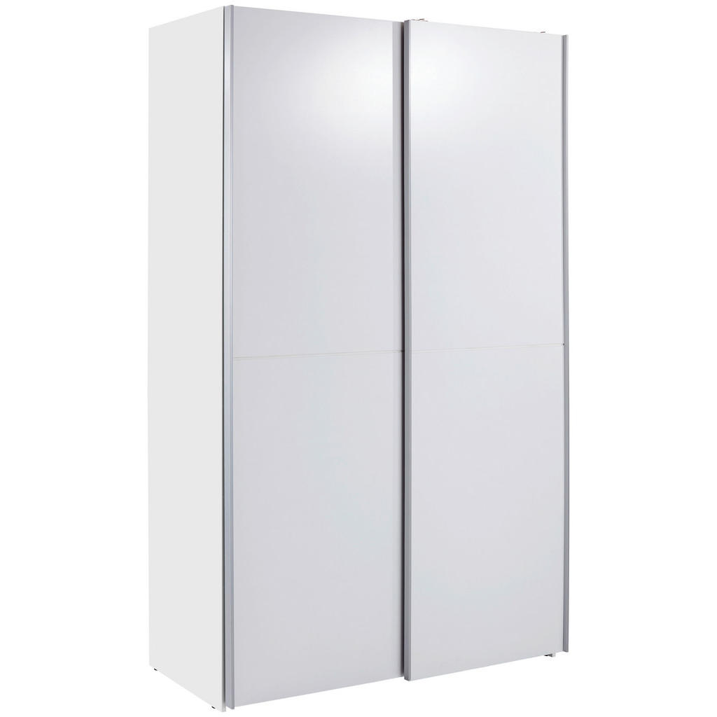 Schwebetürenschrank 125cm Fast, Weiß