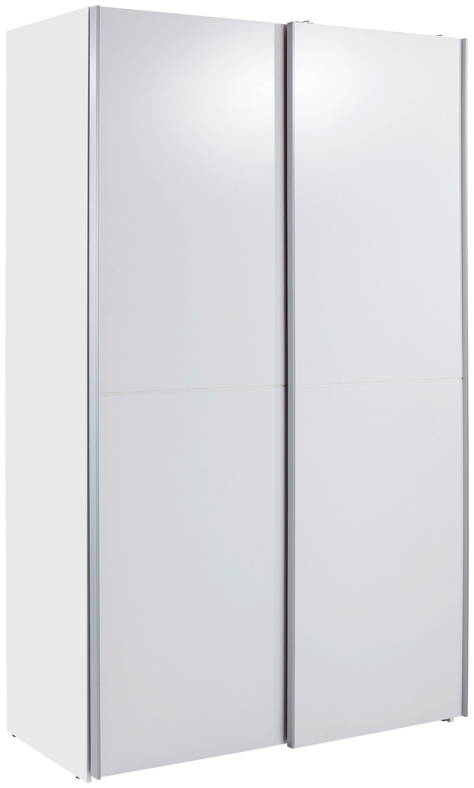P & B Schwebetürenschrank Weiß 125x195.5x38 cm