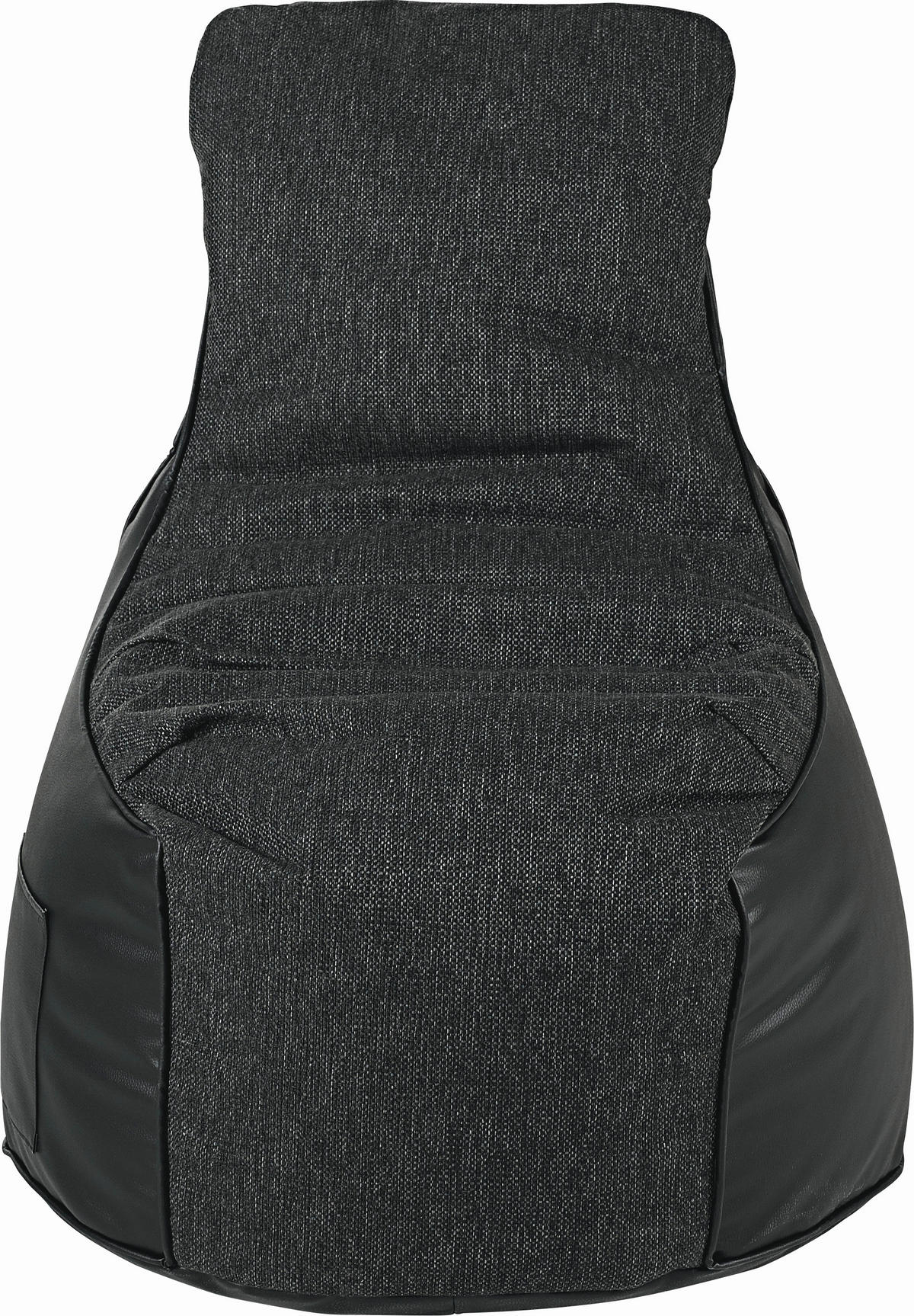 VREČA ZA SEDENJE   85/100/85 cm            - siva/črna, Design, tekstil (85/100/85cm) - Carryhome