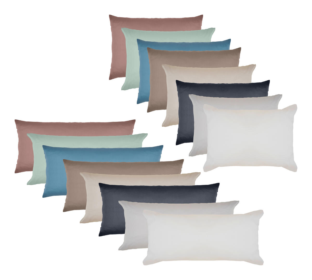 POVLAK NA POLŠTÁŘ, 40/80 cm, bavlna - bílá, Basics, textil (40/80cm) - Novel