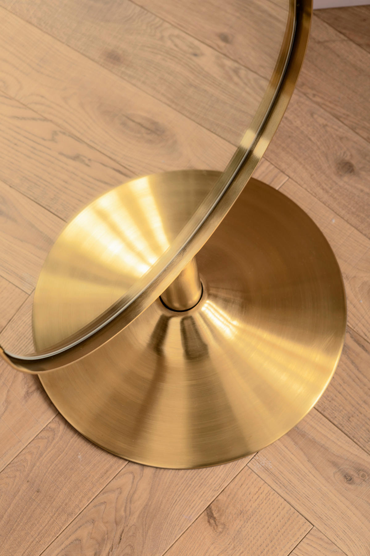 STANDSPIEGEL 40/170/40 cm  - Goldfarben, Design, Glas/Metall (40/170/40cm) - Kare-Design