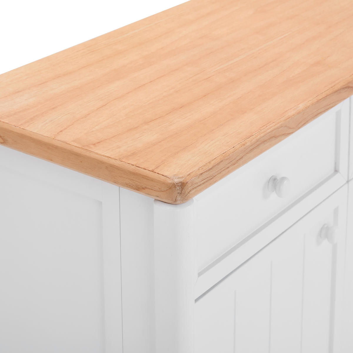 SIDEBOARD  in 150/45/97 cm  - Weiß/Naturfarben, ROMANTIK / LANDHAUS, Holz/Holzwerkstoff (150/45/97cm) - MID.YOU