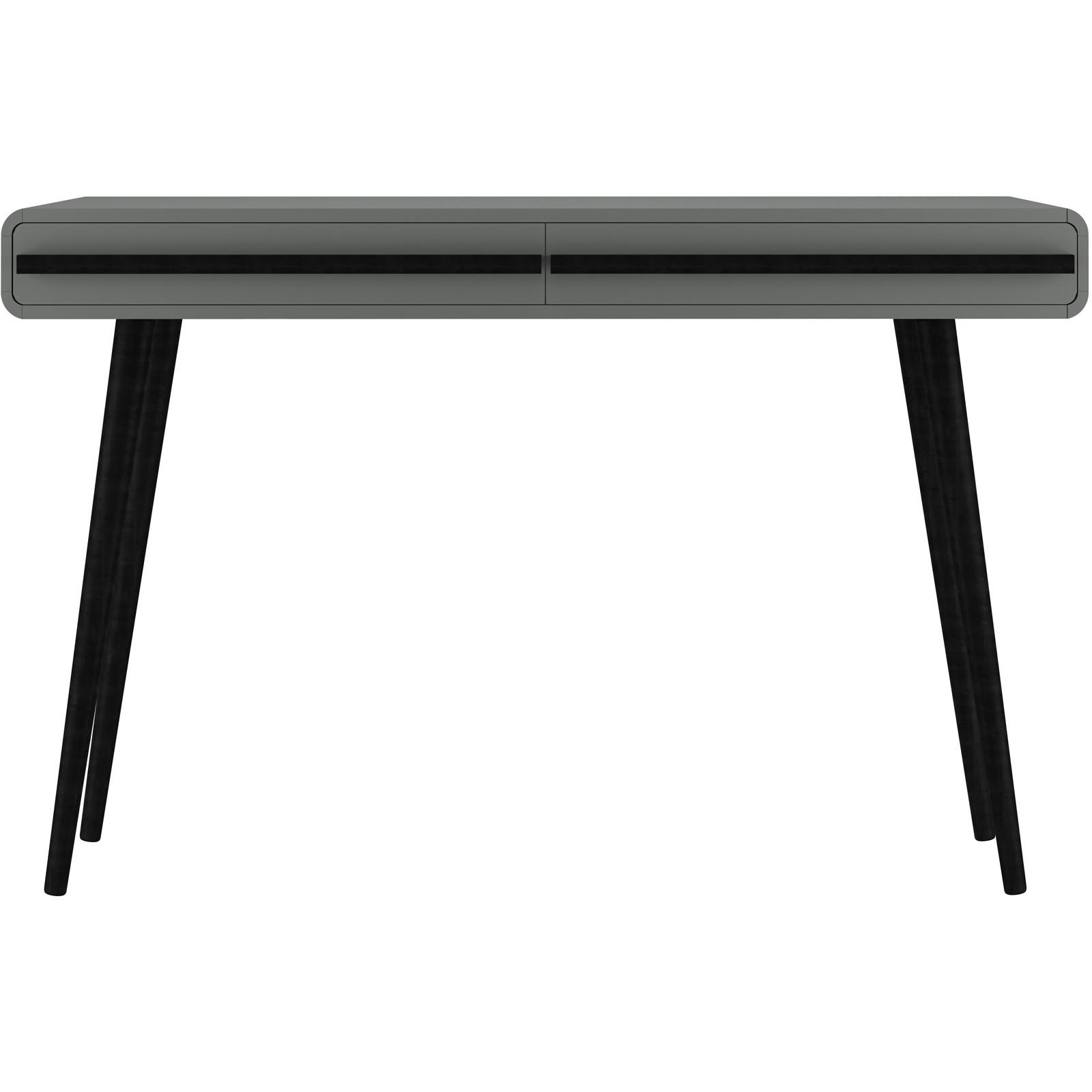 SCHREIBTISCH 120/77/50 cm in Grau - Schwarz/Grau, Design, Holzwerkstoff (120/77/50cm) - MID.YOU