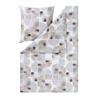 BETTWÄSCHE Impulse Seersucker 155/220 cm  - Silberfarben, Design, Textil (155/220cm) - Estella