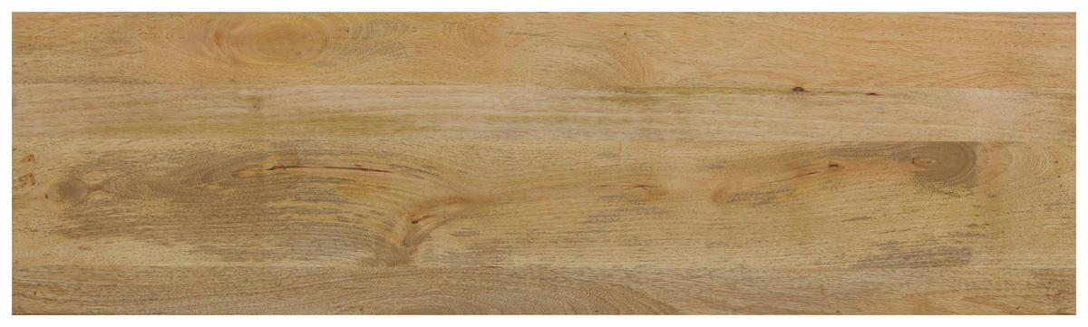 REGAL Mangoholz massiv Naturfarben, Hellbraun  - Hellbraun/Naturfarben, ROMANTIK / LANDHAUS, Holz (140/200/40cm) - MID.YOU