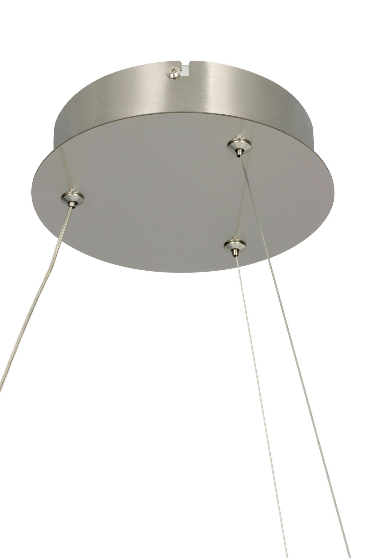 LED-HÄNGELEUCHTE Birmingham 67/150 cm   - Nickelfarben, LIFESTYLE, Kunststoff/Metall (67/150cm) - Novel