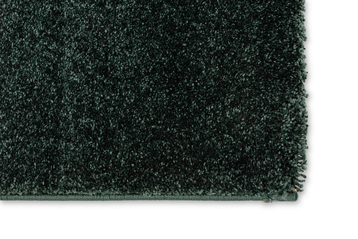 WEBTEPPICH 80/150 cm Pure Dunkelgrün rechteckig  - Dunkelgrün, Basics, Textil (80/150cm) - Schöner Wohnen