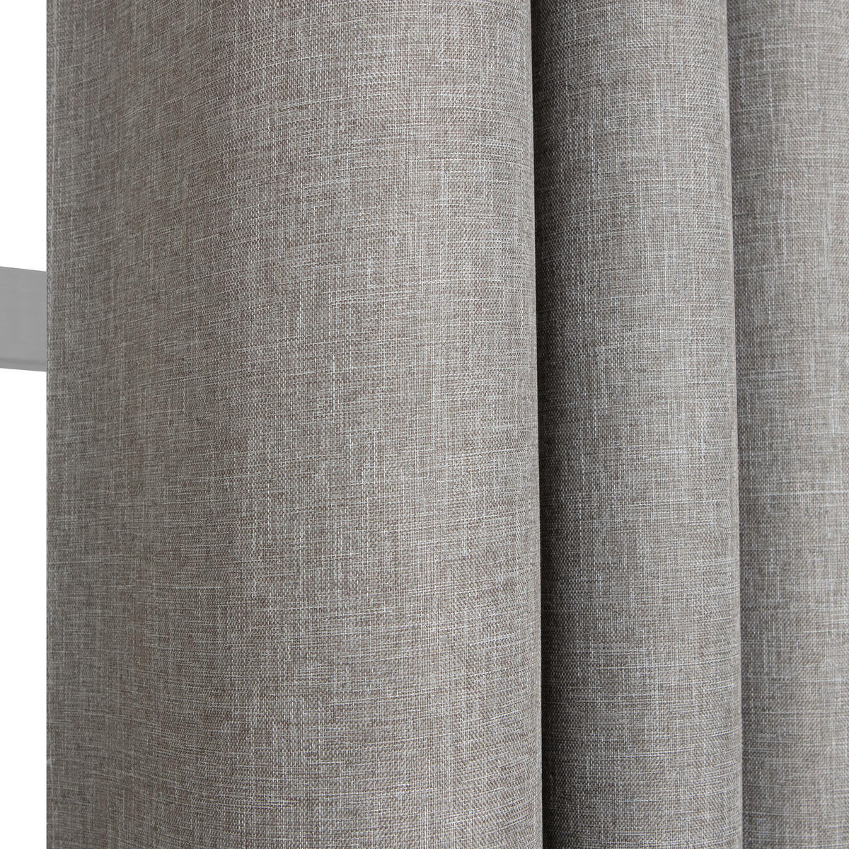 FERTIGVORHANG  black-out (lichtundurchlässig)   140/280 cm  - Graubraun, Basics, Textil (140/280cm)