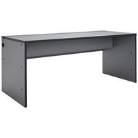 GAMINGTISCH Dunkelgrau  - Dunkelgrau, MODERN, Holzwerkstoff (180/80/75cm) - Novel
