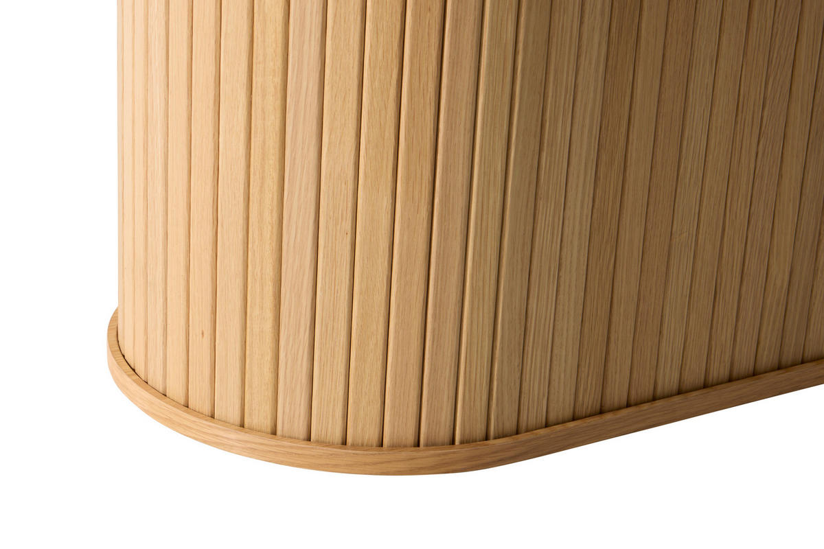 ESSTISCH furniert oval Eichefarben  - Eichefarben, Trend, Holzwerkstoff (180/95/75cm) - home24