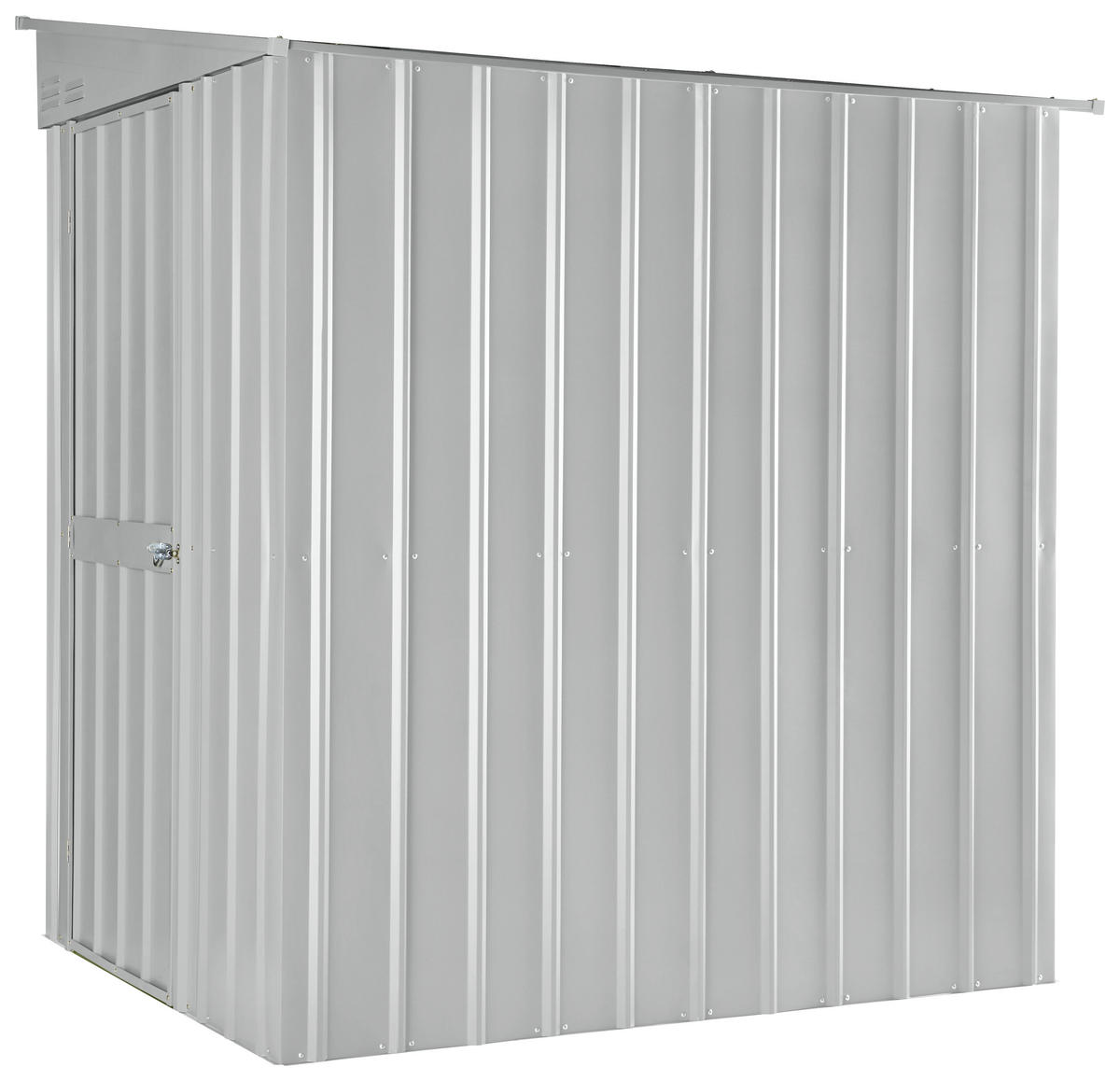 GERÄTEHAUS 155/203/180 cm  - Silberfarben, Basics, Metall (155/203/180cm)