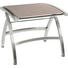 GARTENHOCKER - Beige/Braun, Design, Textil/Metall (50/44/52cm) - ZEBRA SÜD