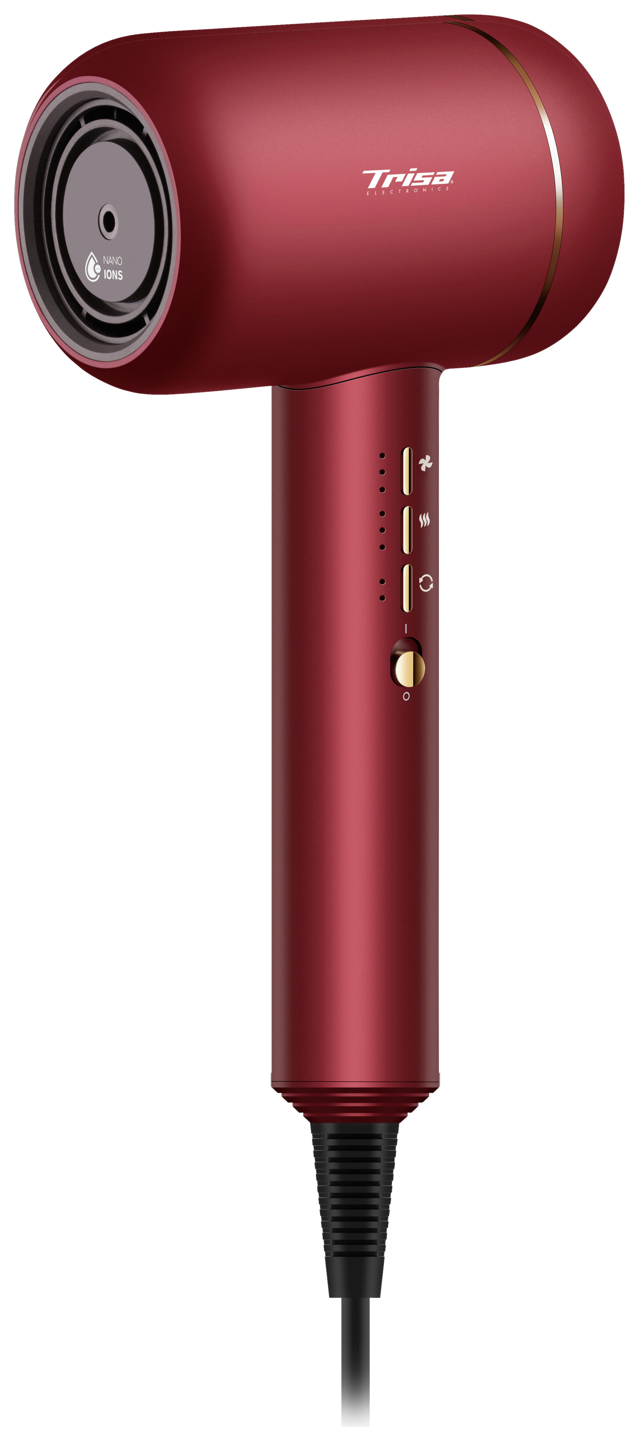 HAARTROCKNER - Rot, Basics, Kunststoff (7,50/12/24cm) - Trisa Electronics
