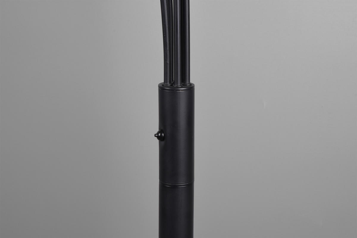 BOGENLEUCHTE    - Schwarz, Basics, Metall (196cm)