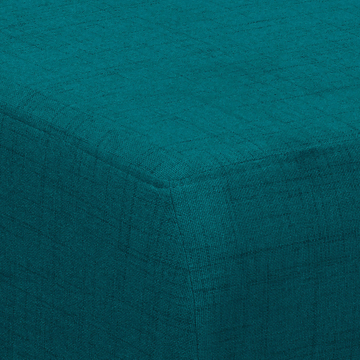 ECKSOFA in Textilgeflecht Petrol  - Wengefarben/Petrol, Design, Holz/Textil (257/174cm) - Livetastic