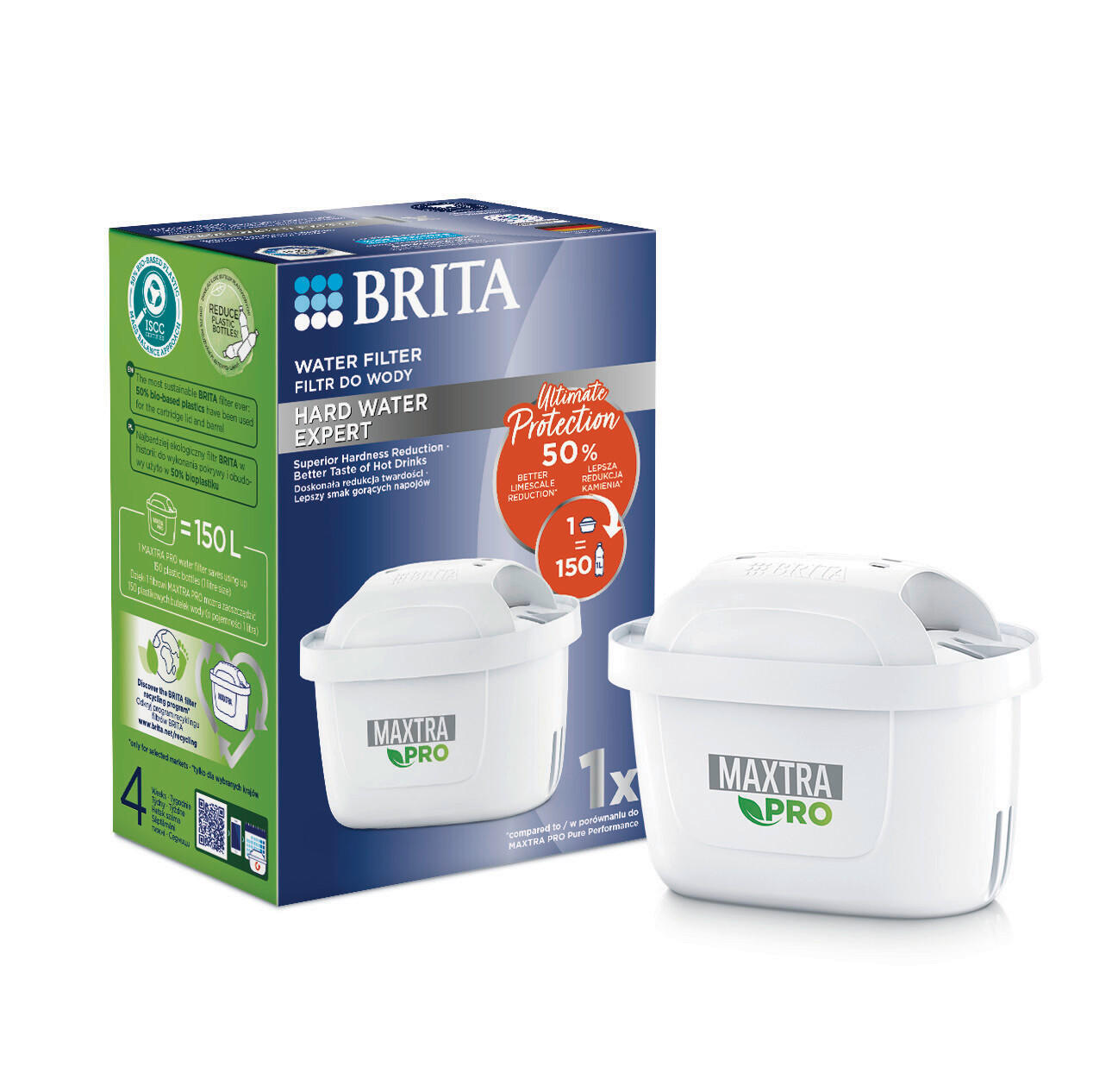 FILTRAČNÁ KARTUŠA - biela, Basics, plast (8/5,7/11,5cm) - Brita